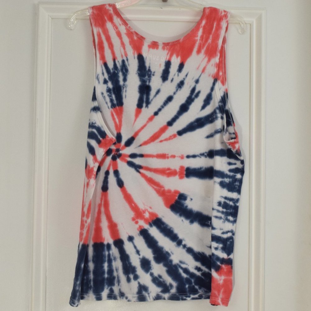 Mossimo Spiral Tie Dye Tank Top Women Medium Beach - Picture 2 of 9